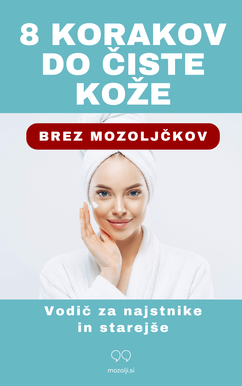 Naslovna slika knjižice z nasveti za nego aknaste kože